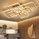 Living And Home (Suqare, 8 Heads) Modern Dimmable LED Chandelier Ceiling Light with Remote 2