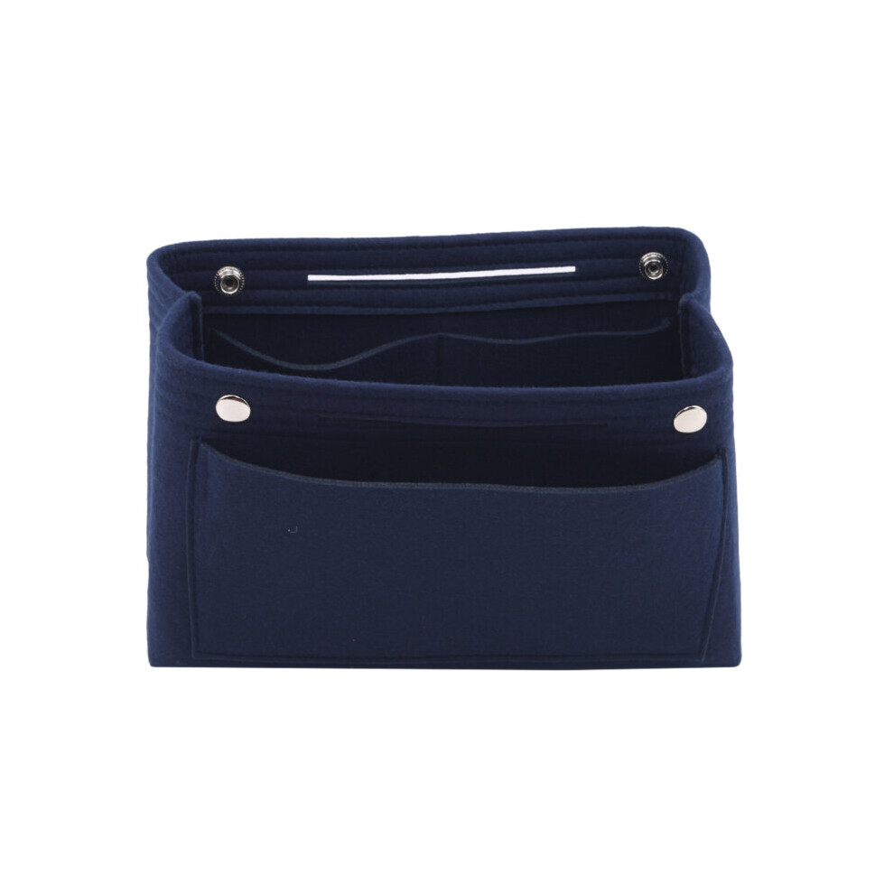 Multicoloured Women Felt Insert Bag Multifunction Makeup Cosmetic Bags Travel Inner Purse Portable Handbag Storage Organizer Tote