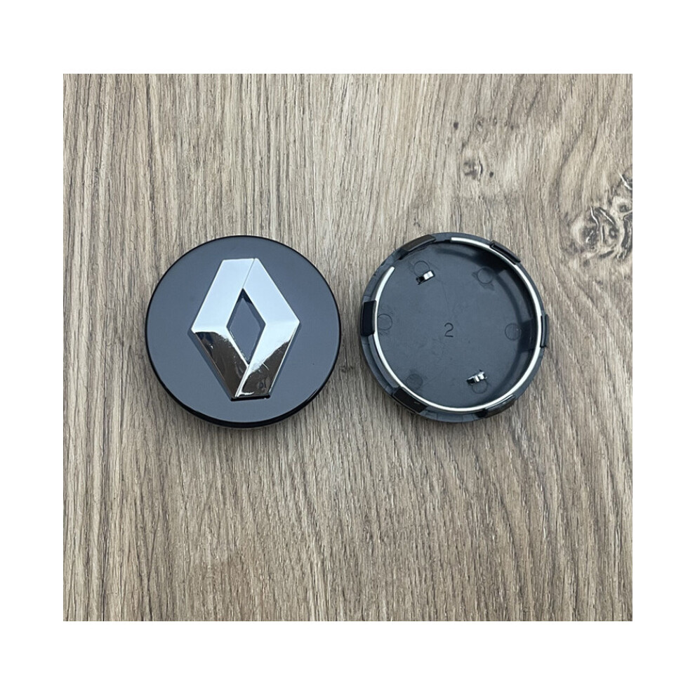 (Black, 57MM) Set of 4 Renault ABS wheel caps 57mm / 60mm-image-OPC-PBTMRTK-NEW