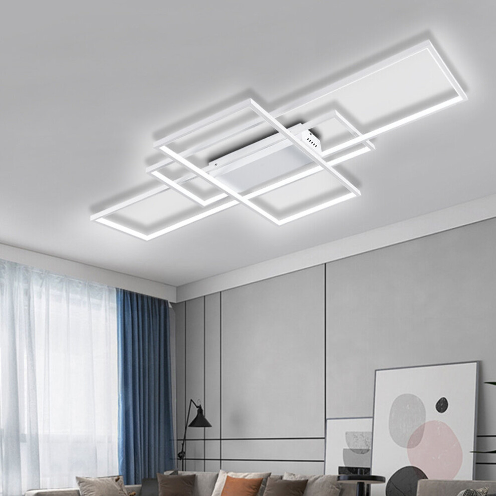 Modern Rectangular LED Ceiling Light Fixture