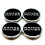 Range Rover Black Chrome 63Mm Wheel Centre Caps Evoque Freelander X 4 1