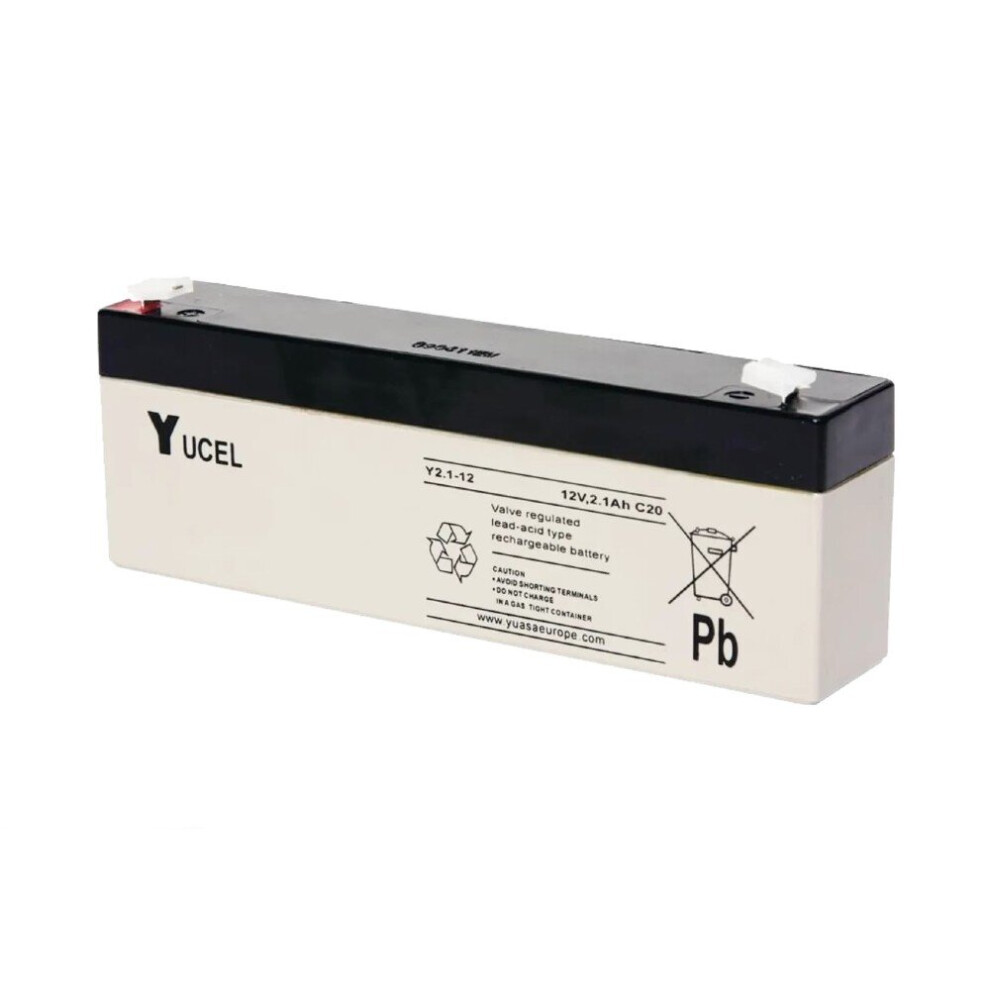 Intruder Alarm Battery 12V 2.1Ah Rechargeable Sealed Lead Acid Burglar Security 5051140619640
