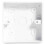 Single 1 Gang PVC Pattress Surface Mounting Box - 32mm Deep 1