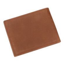 Men's Wallet Real Leather Slim Wallets Trifold Purse Vintage RFID Small Short Wallet For Man R-8029SR