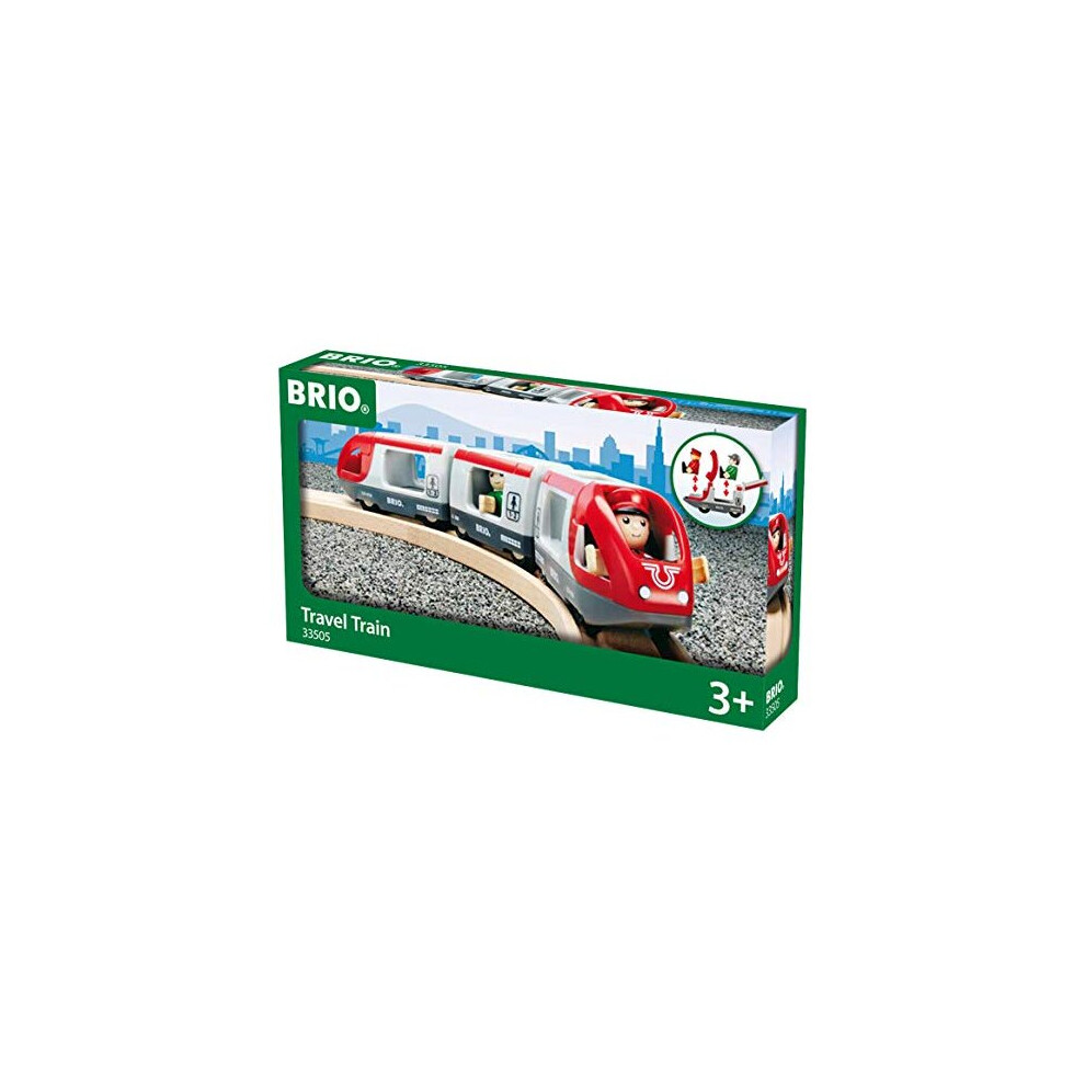 BRIO World - 33505 Travel Train | 5 Piece Train Toy For Kids Ages 3 And Up