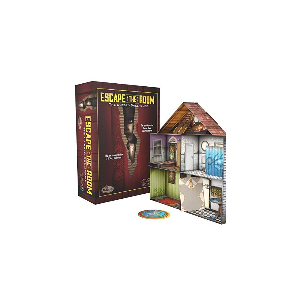 Thinkfun Think Fun Escape The Room The Cursed Dollhouse An Escape Room Experience In A Box For Ages 13 And Up (7353)