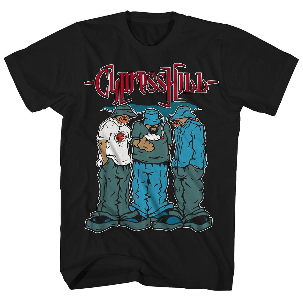 (M) Cypress Hill T Shirt Rolled Up Cypress Hill Shirt