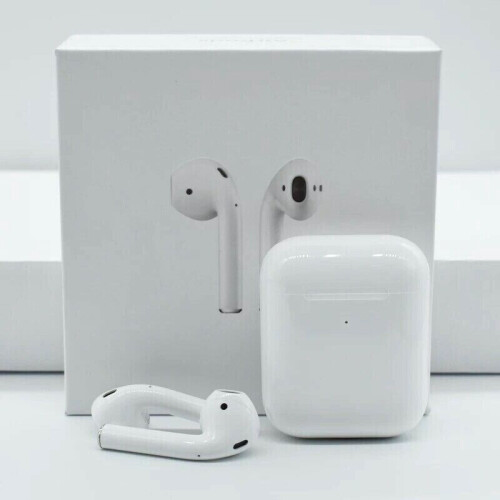 For AirPods 2nd Generation Bluetooth Headphones with Charging Case