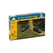 Italeri M3 75mm Half Track (Montaje Rápido) Kit de Modelo