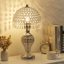 Bedroom Umbrella Crystal Table Lamp Bedside Light