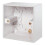 Click PRW085 Polar Surface Pattress Box 1 Gang 47mm 1