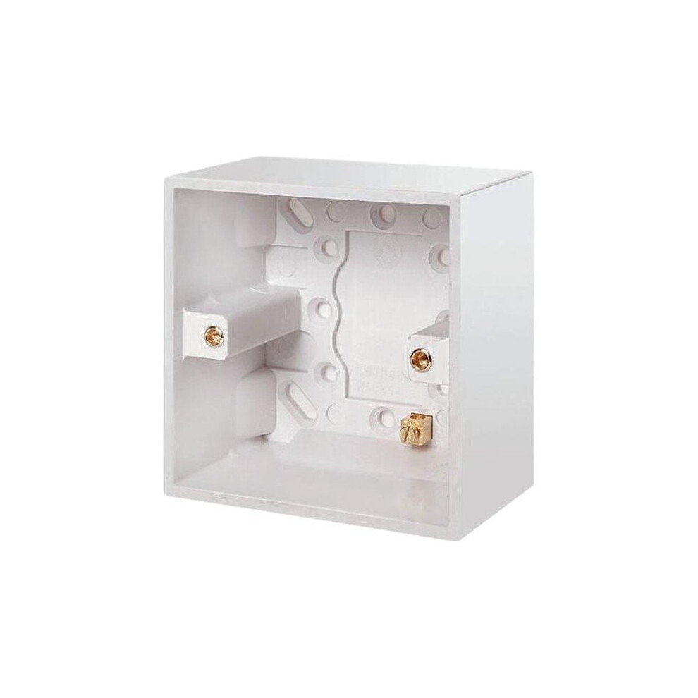 Click Prw085 Polar Surface Pattress Box 1 Gang 47Mm 5060022006270