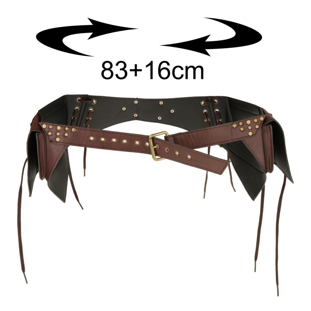 Steampunk Waist Bag Pouch Casual Bags Utility Belt Purse Fanny Pack Costume for Cosplay Fancy Dress Outdoor Travel Women Men-image-OPC-PBTNCVD-NEW