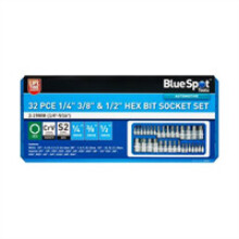 Blue Spot Tools 1/4Inch 3/8Inch And 1/2Inch Hex Bit Socket Set