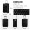 (24 inch ) British Traveller-ABS Black Hard Shell Suitcase 8