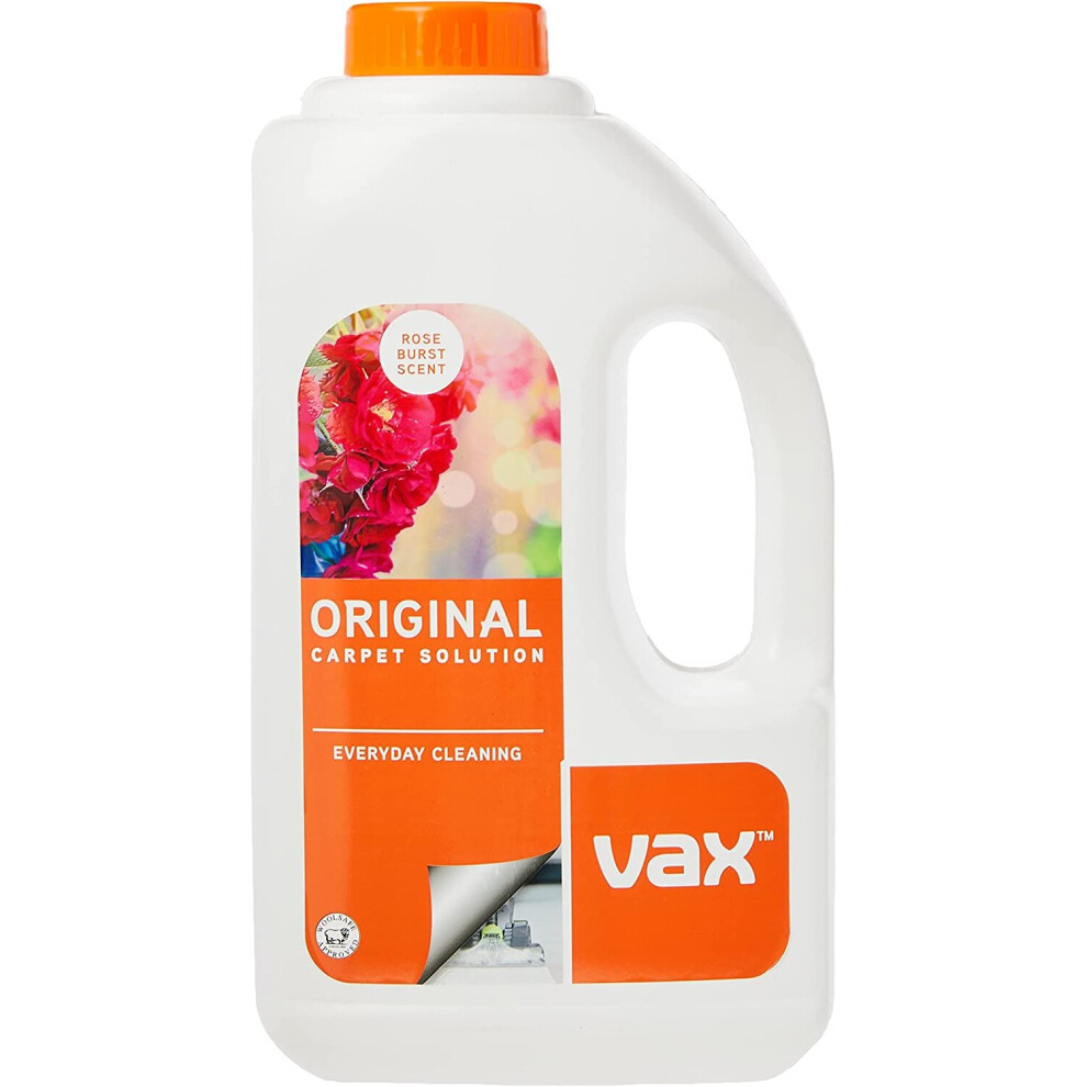 Vax Original 1.5L Carpet Cleaner Solution | Suitable for Everyday Cleaning - 1-9-142055