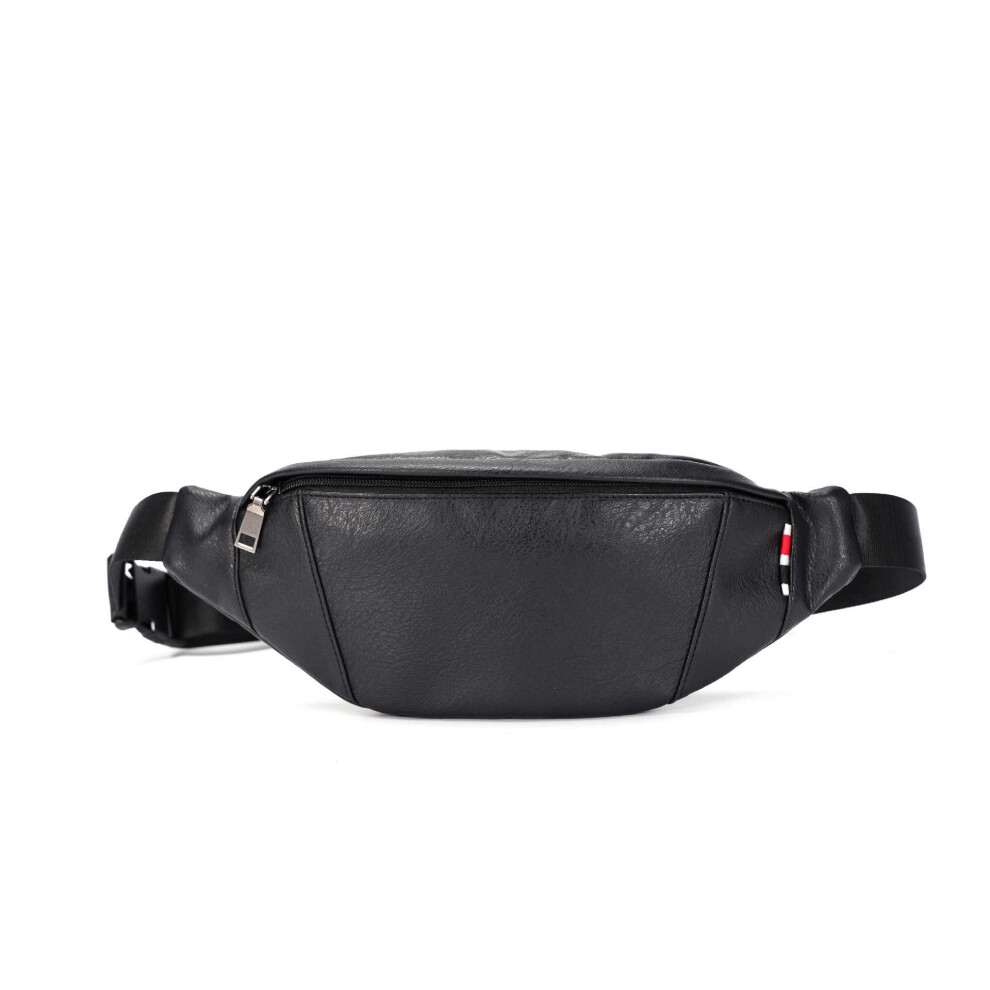 High-quality Pu Leather Waist Bag Men Money Phone Fanny Pack Vintage Men's Waist Belt Bag Small Travel Waist Packs-image-OPC-PBTNGBD-NEW