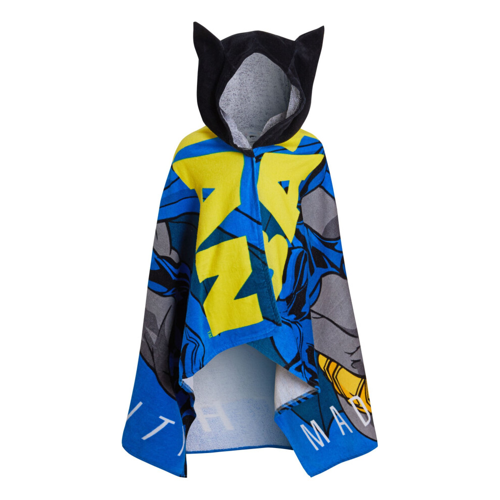 Batman Hooded Towel 100% Cotton Kids Poncho Beach Towel Bath Towel Swimming Wrap