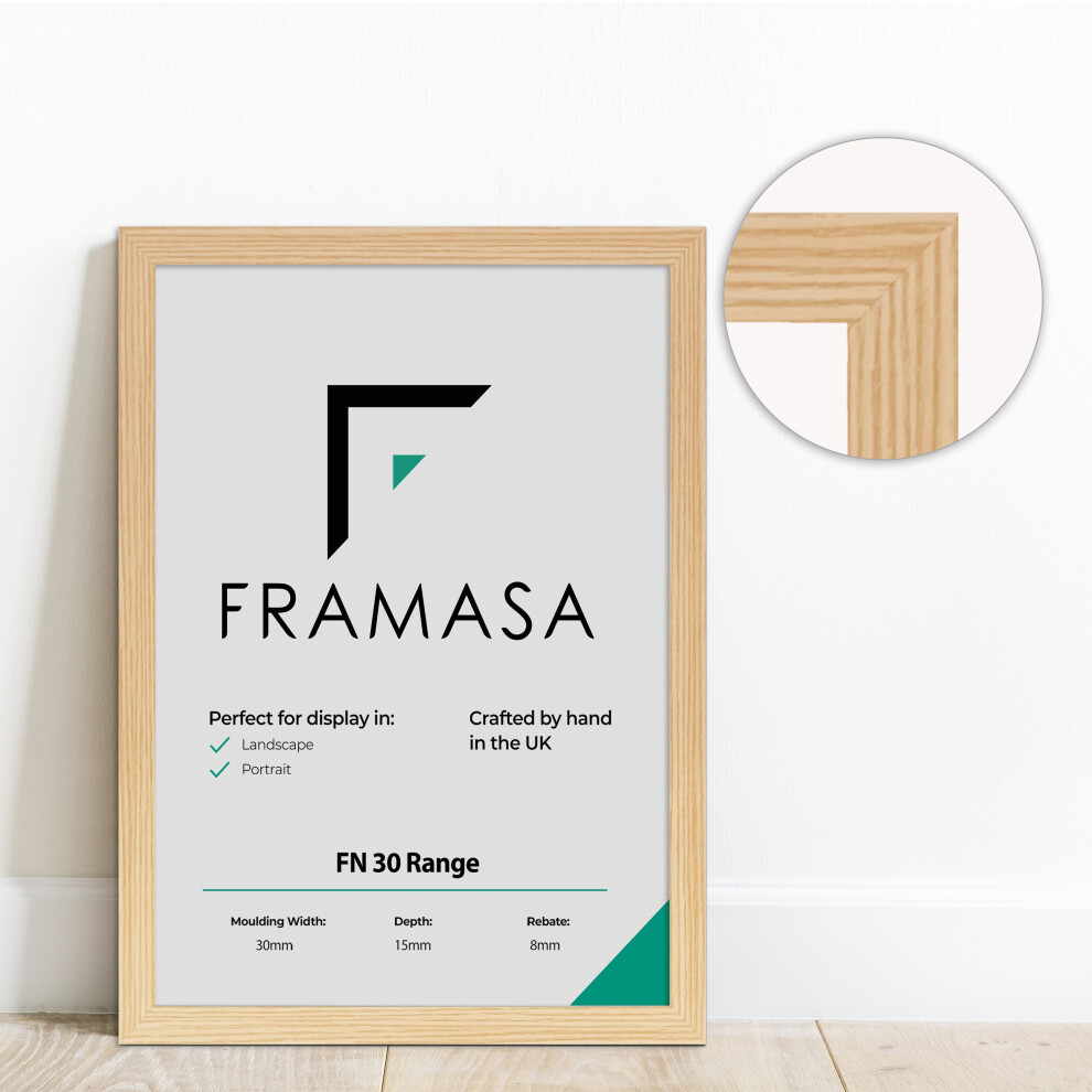 Framasa (Pine, 90X60 Cm) The Photo Factory Frame | Wooden Photo & Art Frames