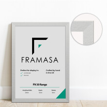 (Silver, 30x40 CM) The Photo Factory Frame | Wooden Photo & Art Frames