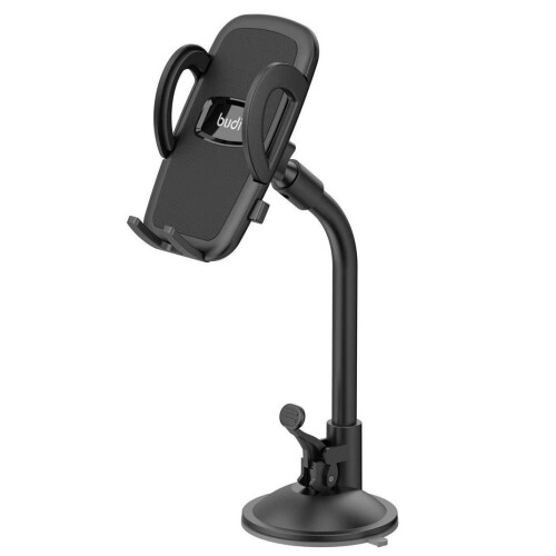 Budi Universal Windscreen Slimline Car mount Holder with 360 Rotation 2