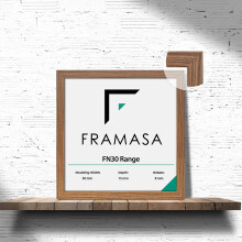 (Dark Oak, 60x60 CM) The Photo Factory Frame | Wooden Photo & Art Frames