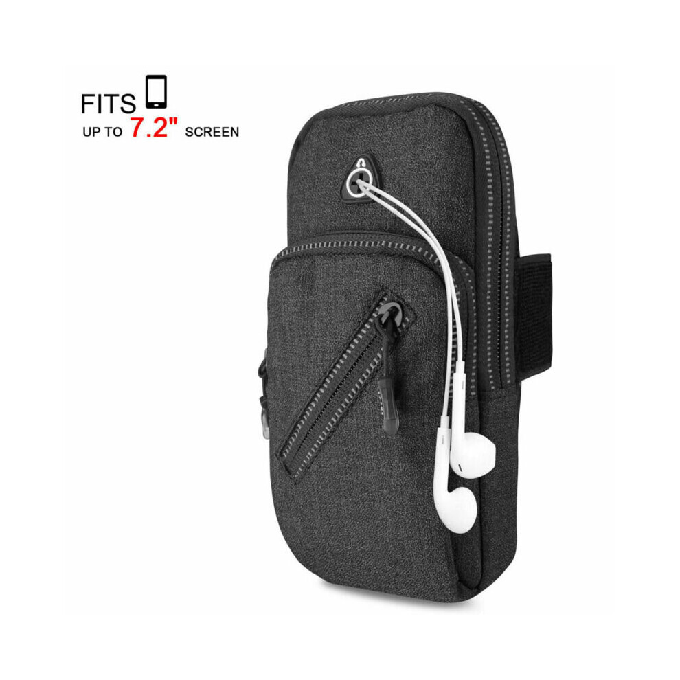 Running Arm Band Bag Running Sports Armbands Zipper Bag For Outdoor Gym Running Arm Band Mobile Phone Bag Case Coverage Holder Multicoloured 885662530399