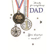 Thanks Dad Father's Day Card Joie De Vivre Embellished Fathers Day Greeting Cards