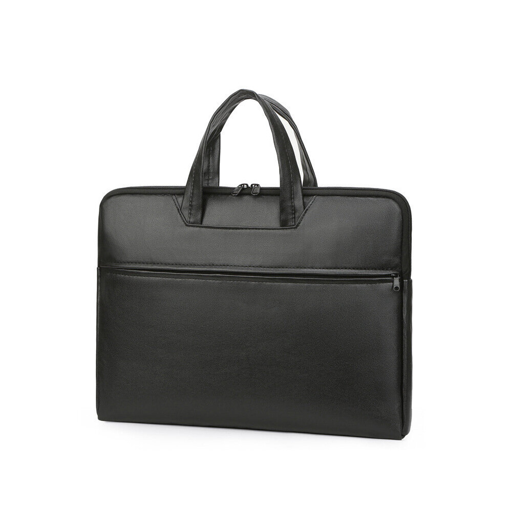 Men's Briefcase Pu Leather Business Laptop Bag Casual Shoulder Bags Handbag 15.6 Inch Notebook Pouch Briefcases Multicoloured