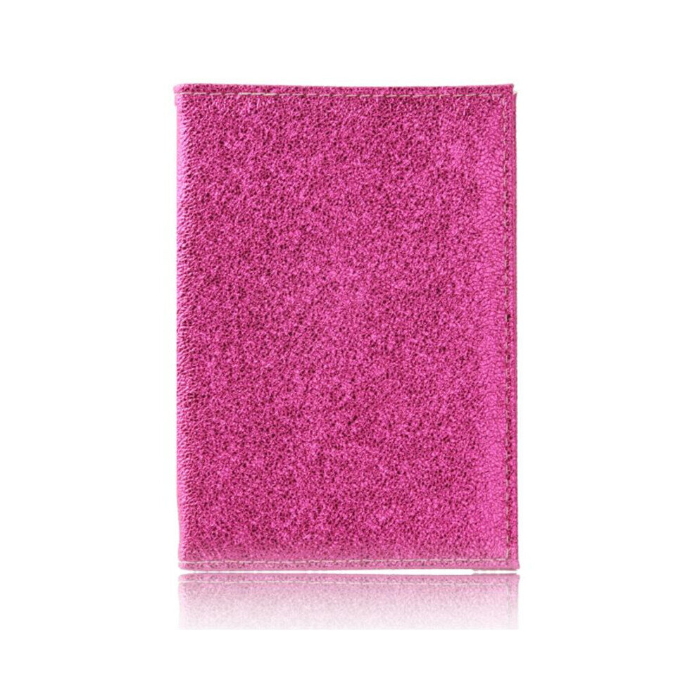 Solid Glitter Passport Cover for Women Travel Passport Case Leather Pink Passport Wallet Purse Girl Passport Holder-image-OPC-PBTNQBX-NEW