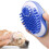 Pet Bath Brush, 2 in 1 Shampoo Dispenser Massage Brush 2