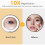Vanity Mirror 10X Magnification Illuminated, Daylight White LED, Portable Lighted Bathroom Mirror 3
