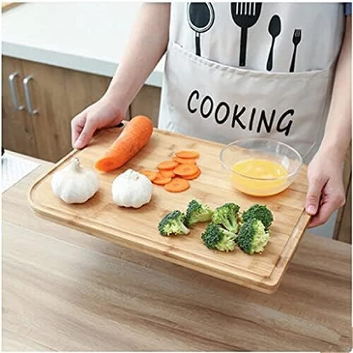 Kitchen Food Prep Bamboo Cutting Board Set (Large) 2