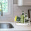 Sink Caddy with Removable Tray, Kitchen Sink Organiser, White 5