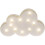 Cloud Shape LED Night Light Battery Operated Sign Decorative Desk Lamp (White) 2
