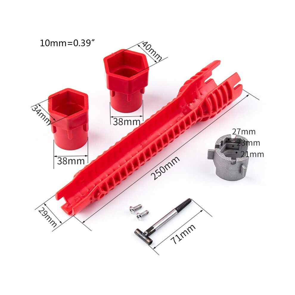 Multifunctional Faucet Wrench 8 In 1 Sink Faucet Installer 9365884493722