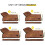 Dog Bathrobe Towel with Adjustable Straps (Brown, L, Back Length 23.6") 6