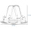 4 Pieces Folding Toast Tray Collapsible Toast Rack 3