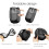 2 Pack Laundry Basket Collapsible Pop Up Mesh Laundry Hamper (Black) 5