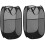 2 Pack Laundry Basket Collapsible Pop Up Mesh Laundry Hamper (Black) 2