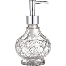 Glass Soap Dispenser For Bathroom Lotion Liquid Cleaner Dispenser 220ml