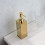 Standing Soap Dispenser Square Lotion Soap Dispenser, Gold 6