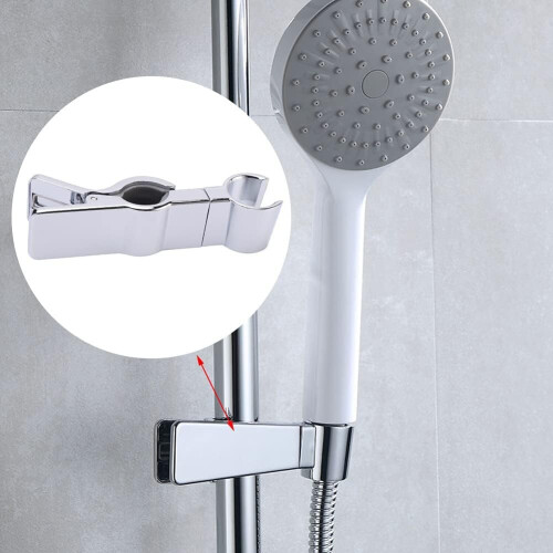 Slider Shower Head Bracket, Universal 22-25MM Rail Head Bracket 2