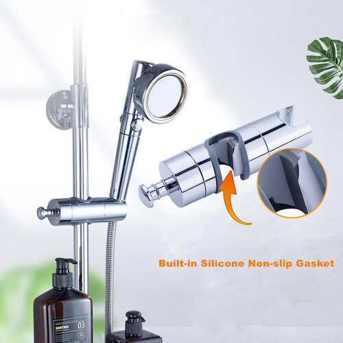 Shower head bracket 20-25mm adjustable with side knob 2