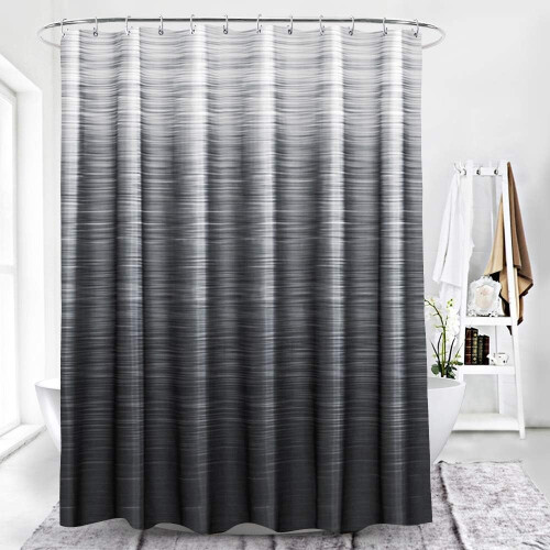 Bathroom Shower Curtain Decorative Shower Curtain Set with 12 Hooks 1