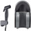 ABS matte black shower head bracket hand spray adjustable mobile base 4