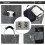 90L Extra Large Linen Double Laundry Hamper, Collapsible (Dark Grey) 6
