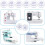 Plastic Spools for Sewing Machine Clear Sewing Machine Accessories (25pcs, Clear) 5