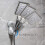 Shower Head Bracket Suction Adjustable Wall Mounted Adhesive Suction Cup Hand Shower 4