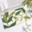 Non-slip bathroom mat, 45 x 65cm Green Leaf Bathroom Mat 4